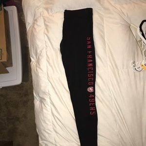 PINK San Francisco 49er leggings small